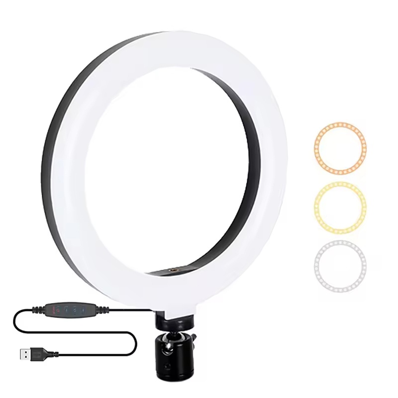 Photography Lighting Description - 16/26/33cm Selfie-Ringlicht Fotografie-Aufhellungslicht LED-Ringleuchte Sanftes Augenschutz-Fotolicht