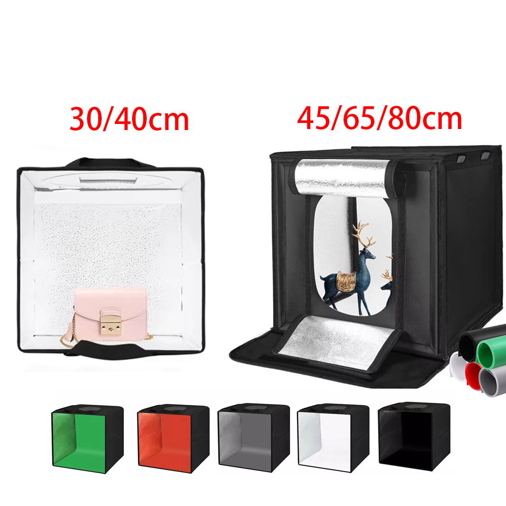 Photography Lighting Kit Portable - 30/40/45 65 80 cm Fotografie Zelt