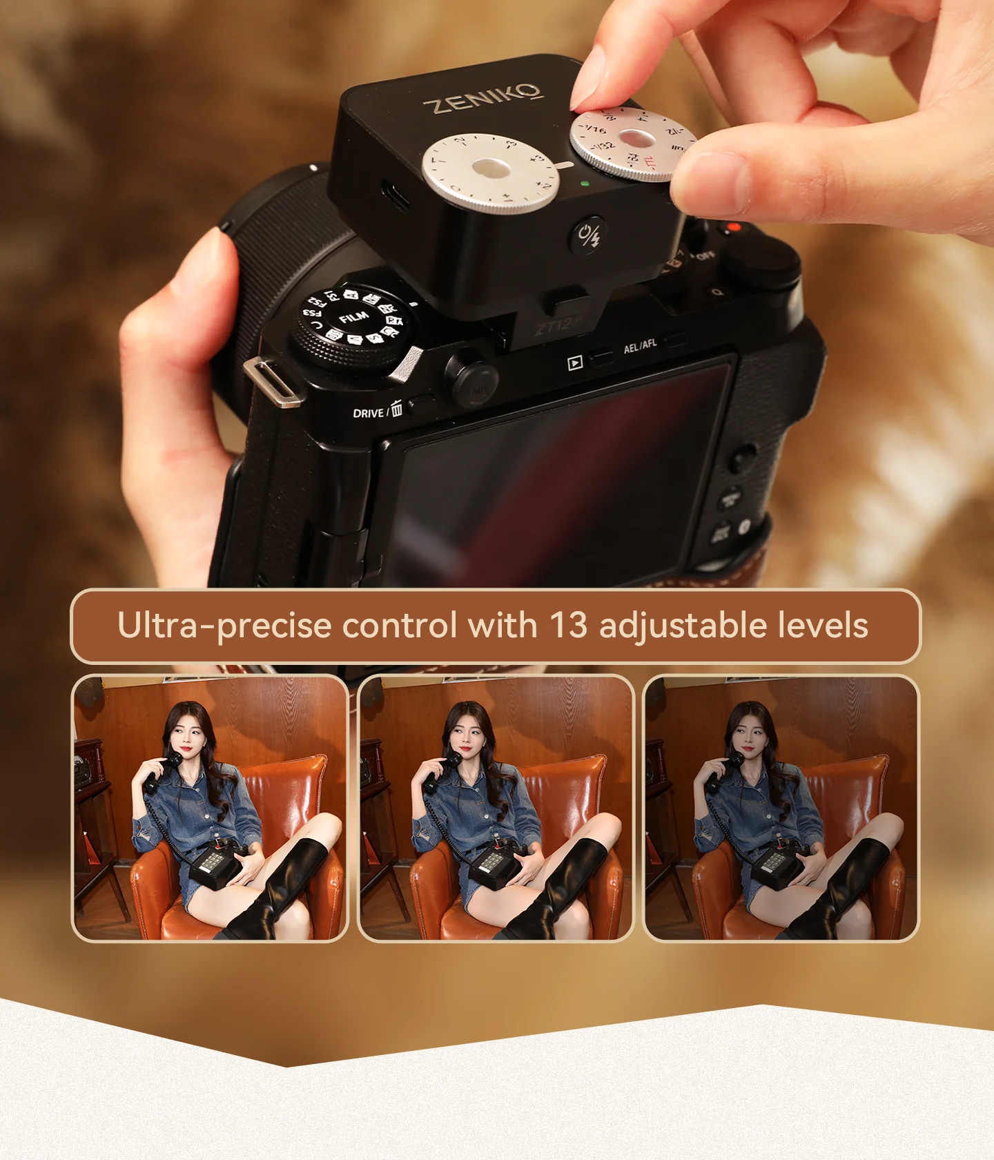 Photography Lighting Brands - ZENIKO ZT12 Kompakter Retro TTL Speedlite