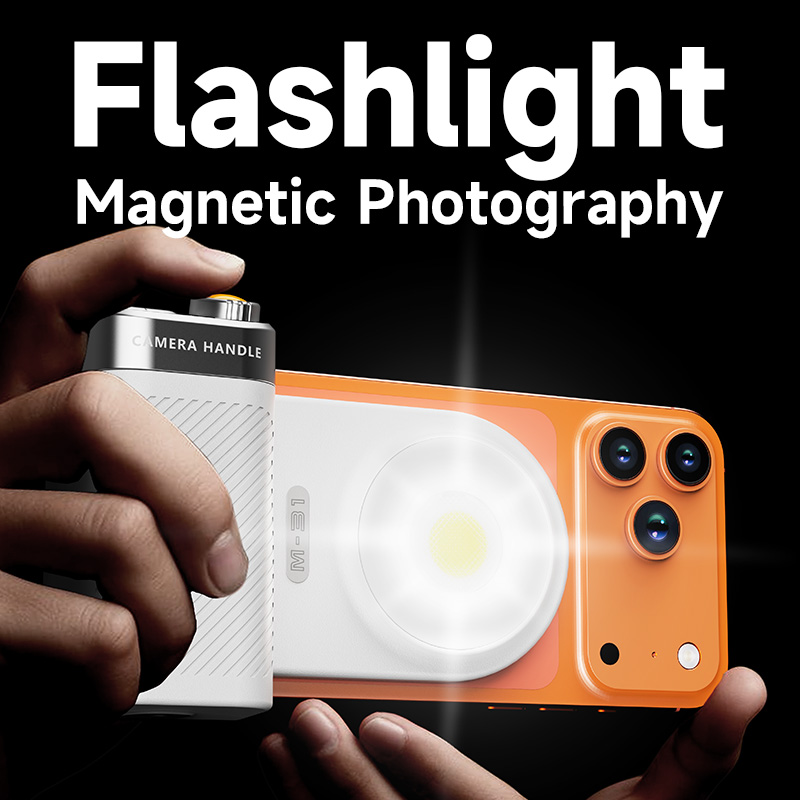 Photography Lighting Brands - Magnetischer Blitzgriff für Mobiltelefone, integriertes, tragbares