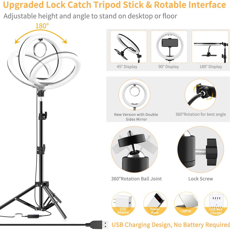 16/26/33cm Selfie-Ringlicht Fo – Photography Lighting Description Bewertung und Preis