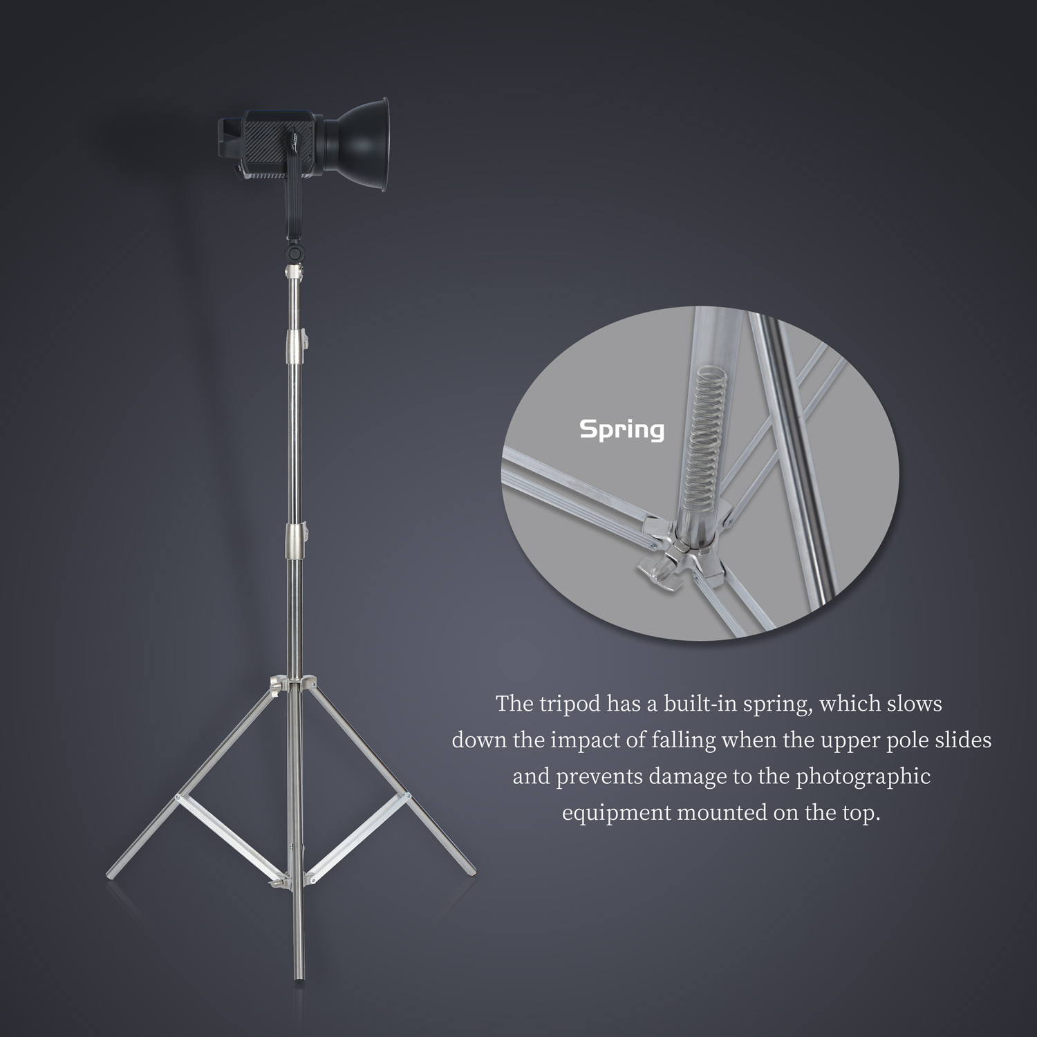 SH 2,8 M Edelstahl Licht Stehe – Photography Lighting Description Bewertung und Preis