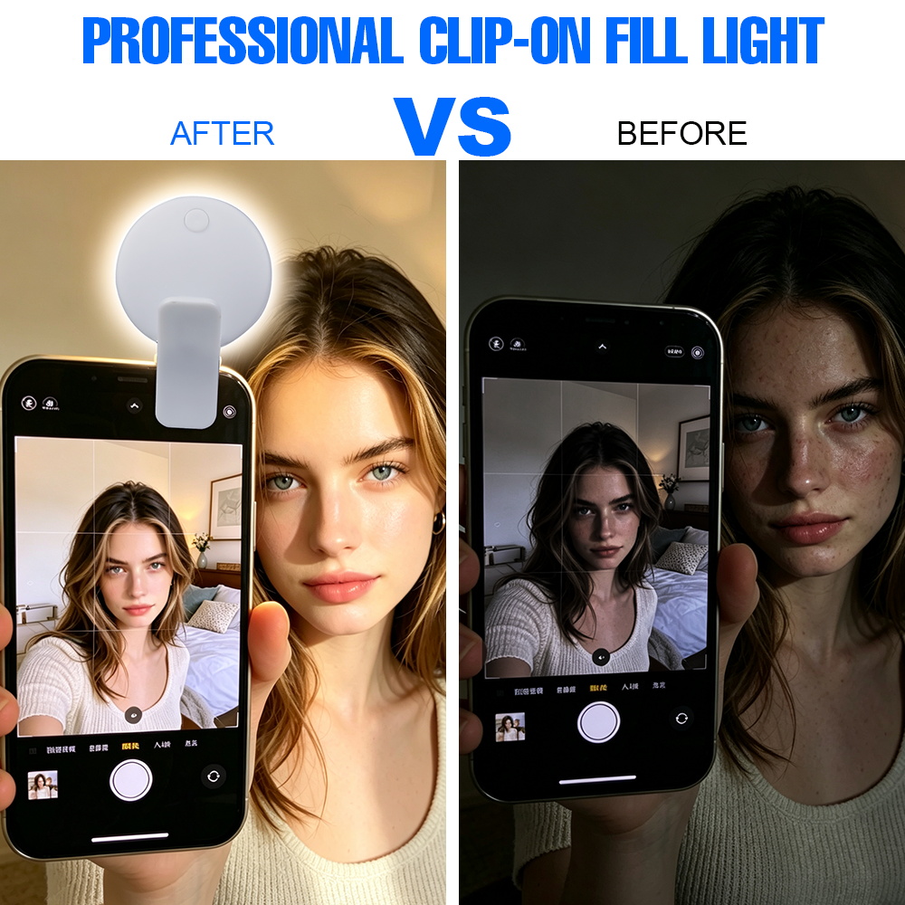 Clip-LED-Selfie-Fülllicht 3 He – Photography Lighting Game Bewertung und Preis