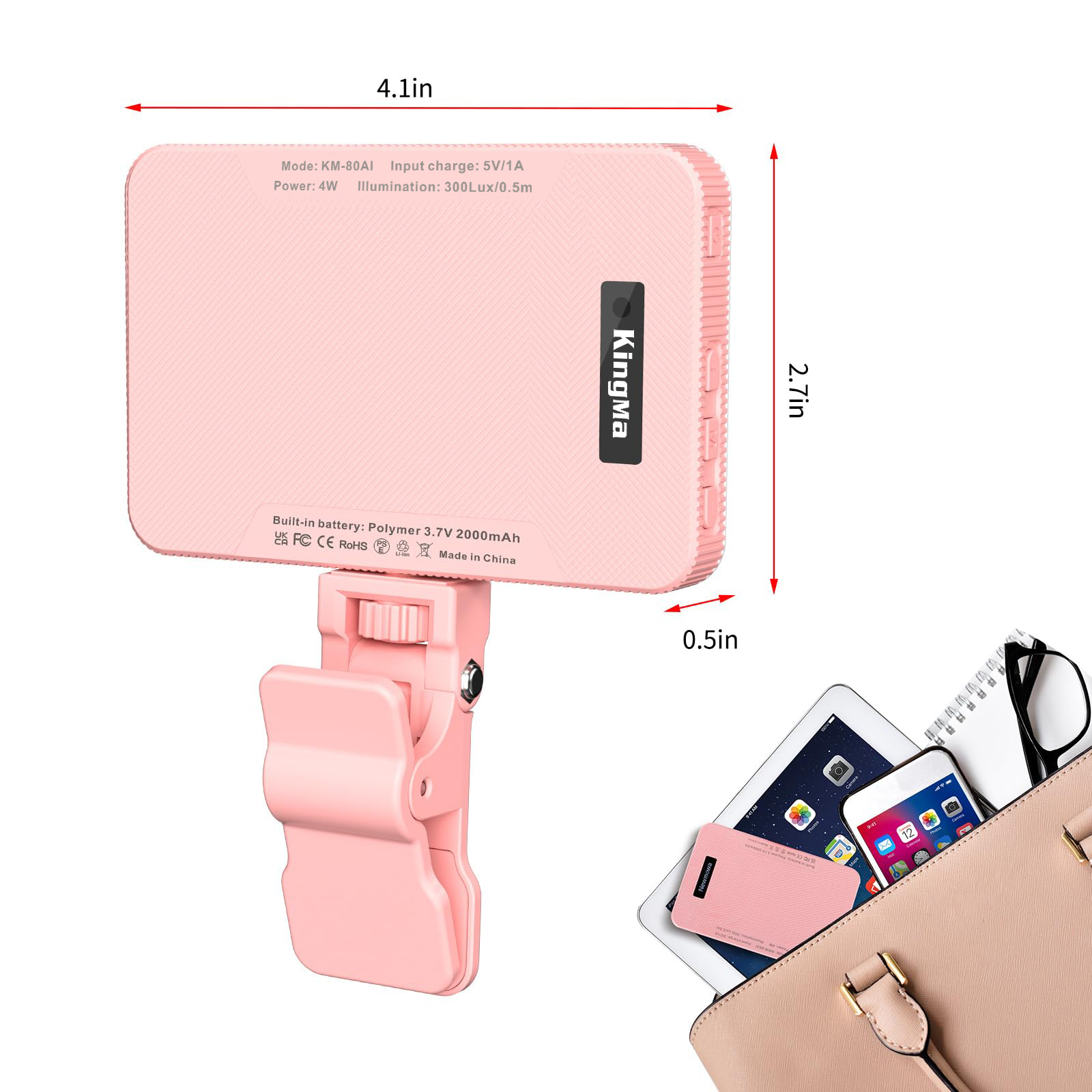 King ma pink wiederauf lad bar – Photography Lighting Handheld Bewertung und Preis