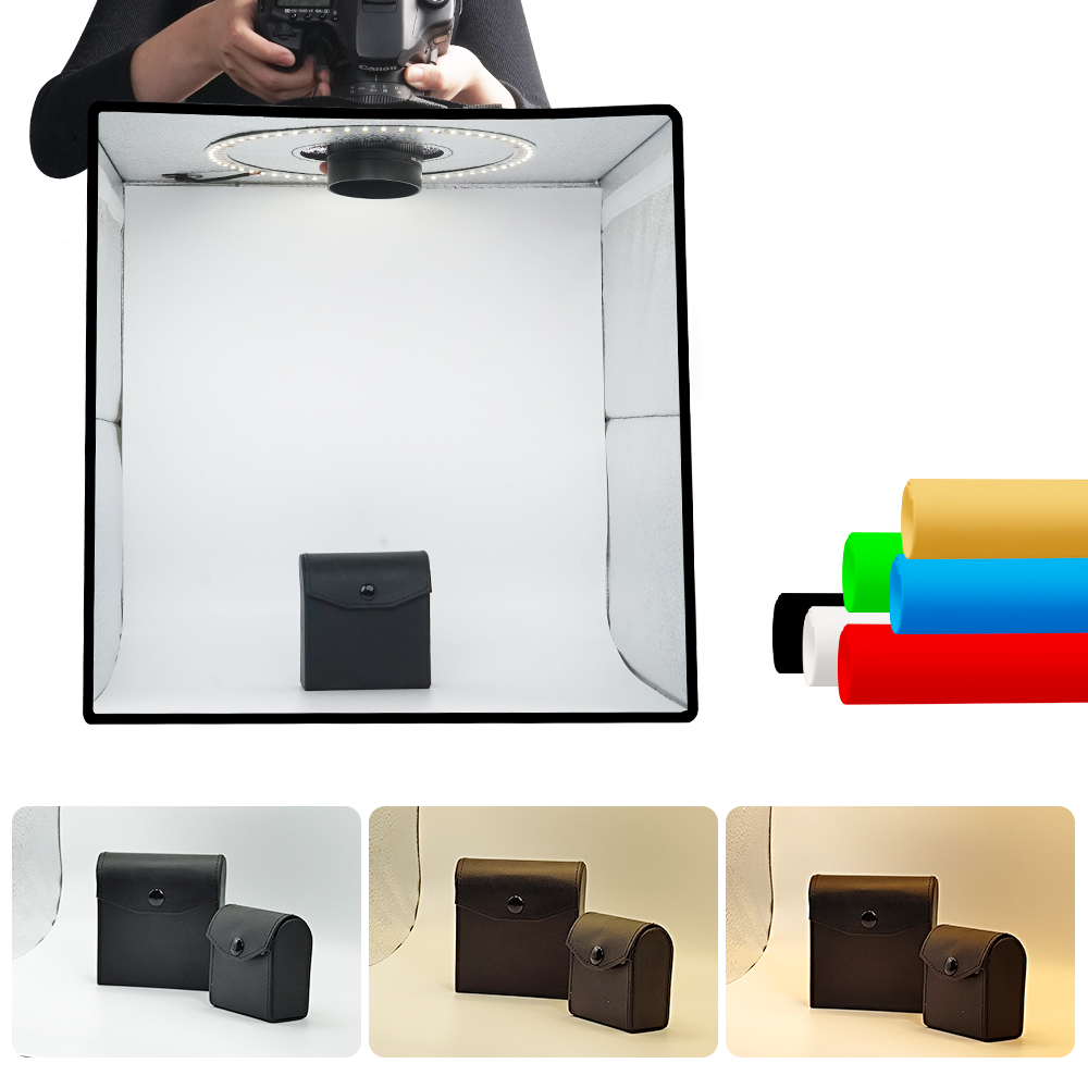 Lightdow Dimmbare Fotobox, LED – Photography Lighting Kit Portable Bewertung und Preis